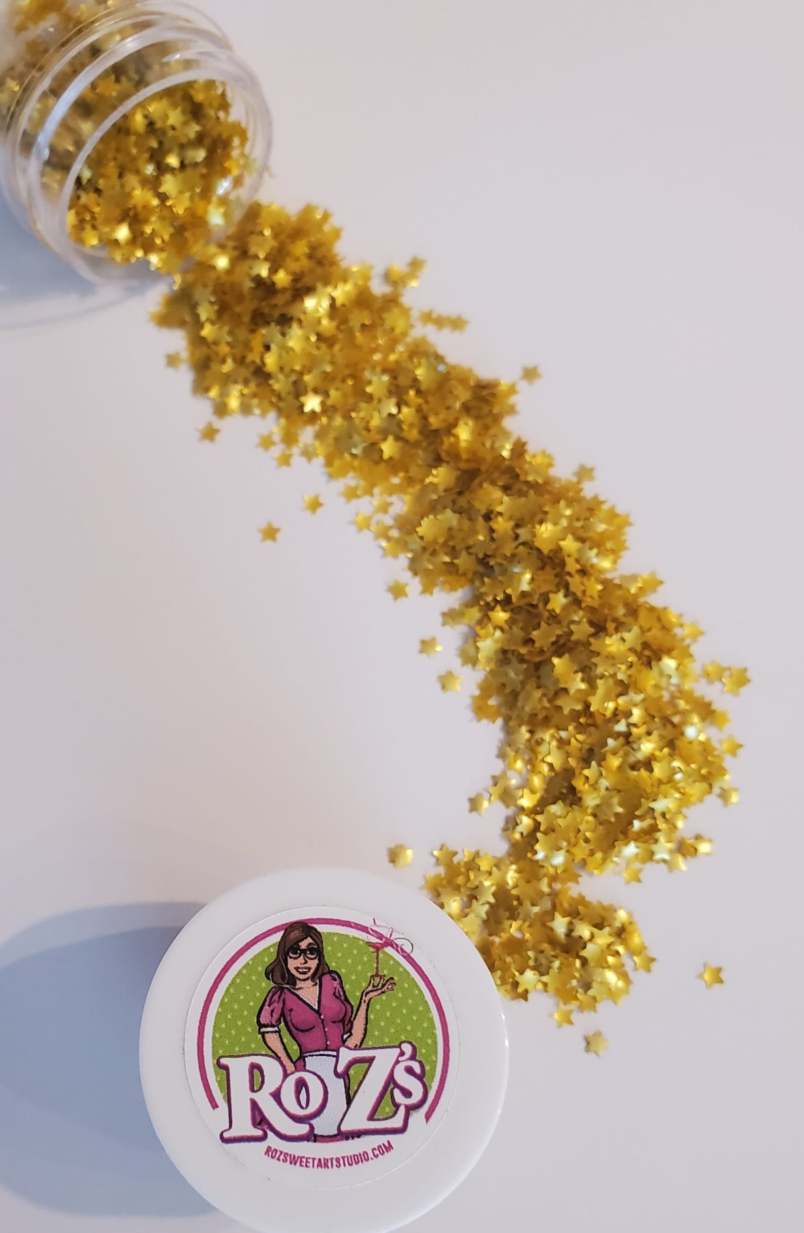 Edible Gold Metallic Glitter Stars Sprinkles Vegan Hot Etsy UK