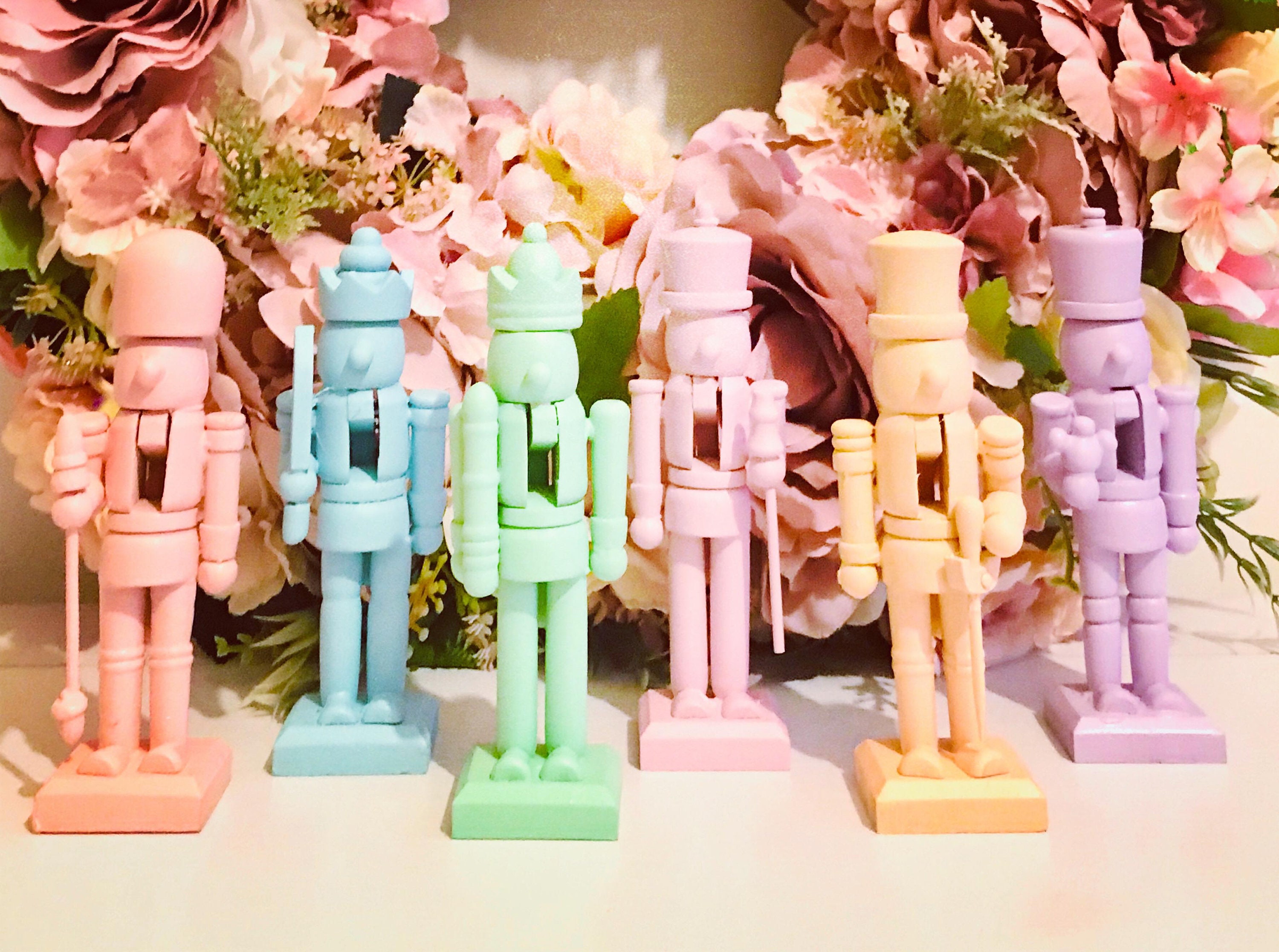Nutcracker Christmas Decoration Pastel Christmas Pastel Etsy UK