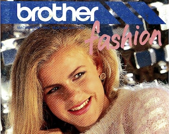 Vintage knitting machine patterns magazine,BROTHER fashion vol.7,Special KH-260 section,PDF