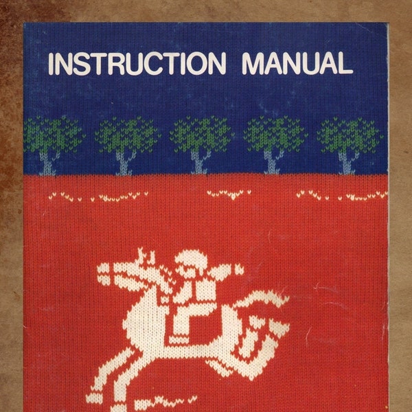 Brother machines knitting instruction guide user KH910,pattern ebook pdf