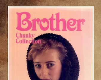 Brother chunky collection,vintage machine knitting,instant download PDF