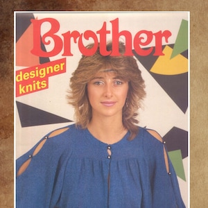 Vintage brother machines patterns knitting PDF