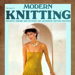 Machine knit pattern,punch card,knit pattern book
