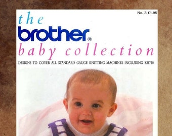 Knitting machine patterns, Brother Baby Collection,PDF download