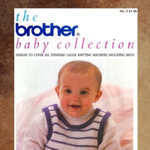 Knitting machine patterns, Brother Baby Collection,PDF download