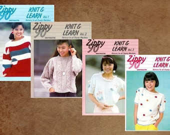 Knitting machines patterns digital,pdf