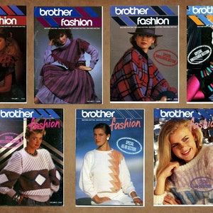 Modello di macchina, macchine per maglieria, Brother Fashion Parts 1-7