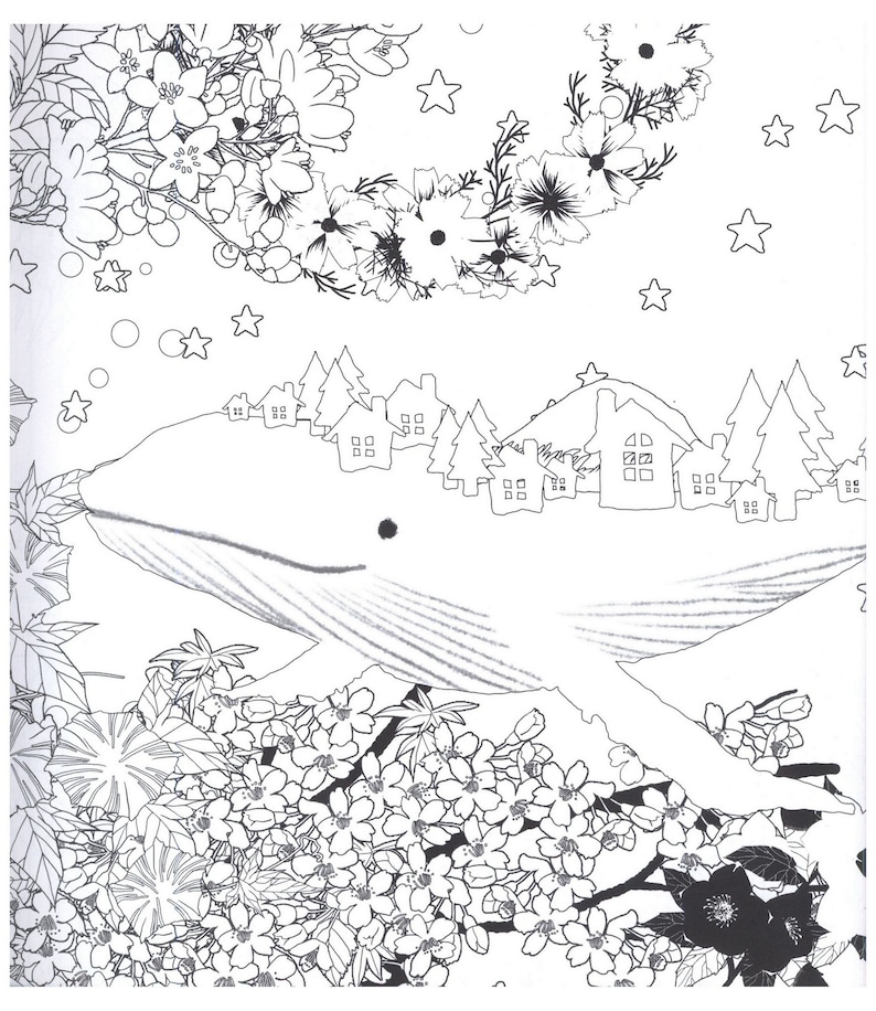 Korean coloring book coloring page pdf coloring sheets | Etsy