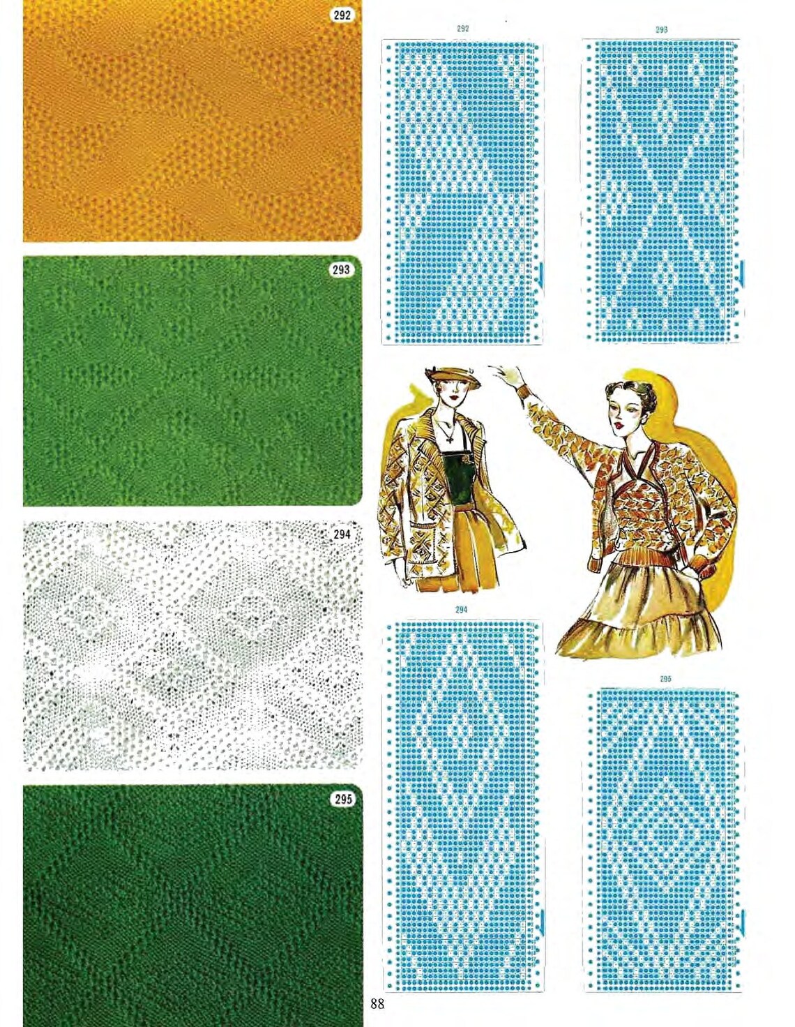 Vintage Punchcard Patterns,knitting Machines,ebook Pattern Etsy