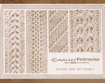 Machines retro Empisal knitting patterns,ebook pdf
