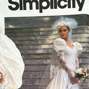 Patron De Couture Simplicity 7429 - Robe De Mariée - Tailles 8 à 16 - Neuf Non Découpé