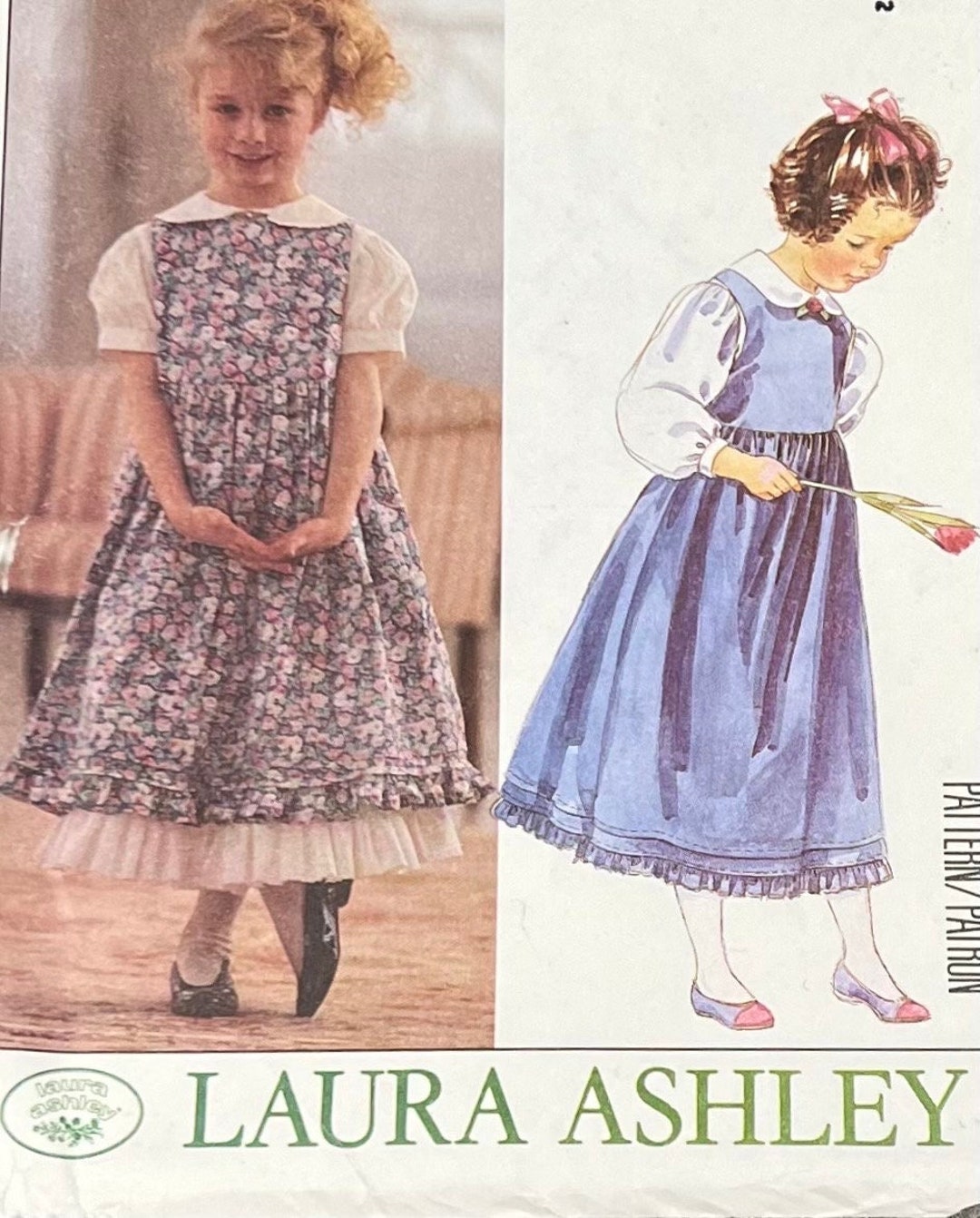 Mccall's 4434 Laura Ashley Childrens and Girls Jumper Etsy