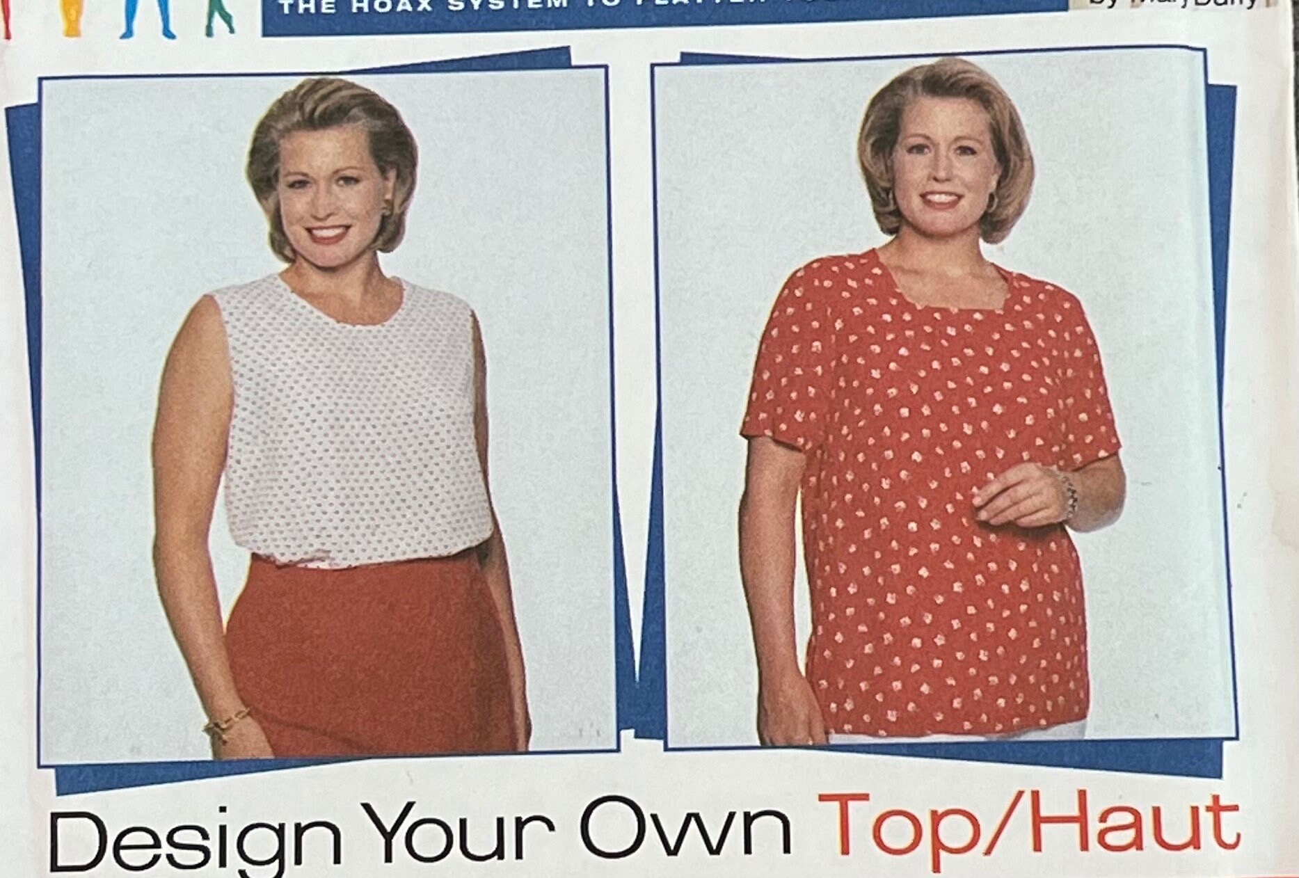  Simplicity 7034 - Full Figure Solutions - Tops with 9