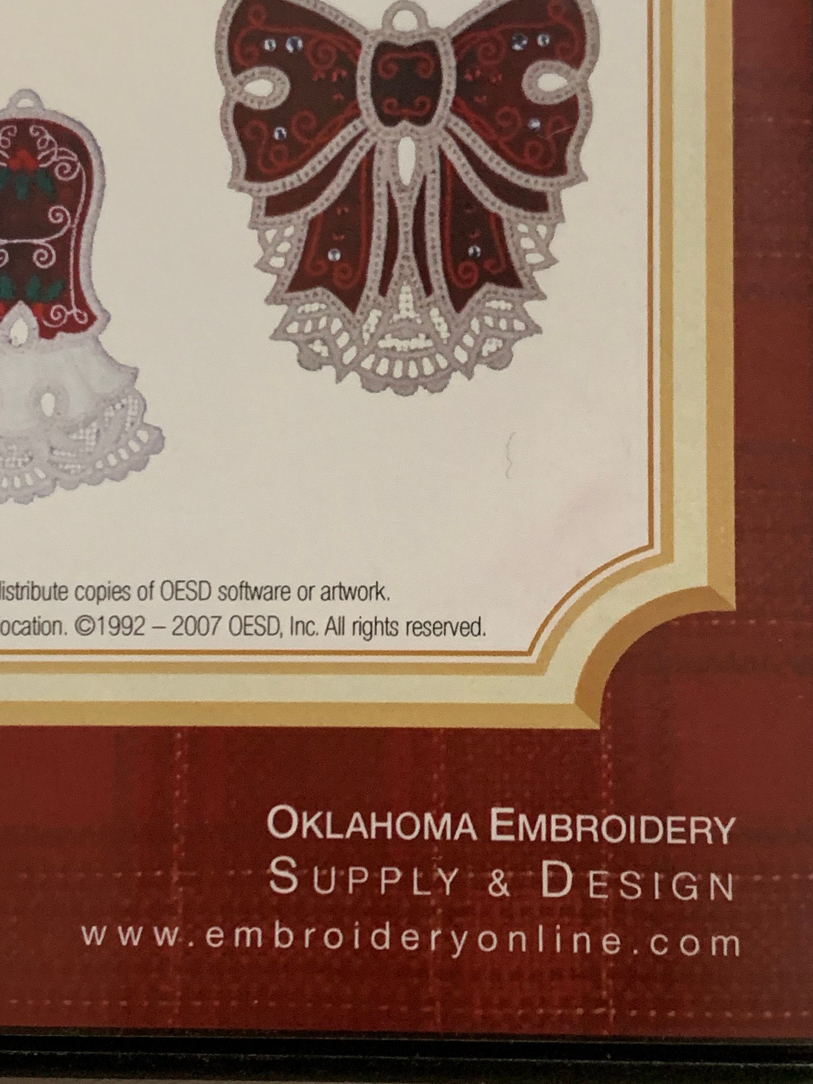 OESD Embroidery Design Pack 2007 Christmas Collection 1 Etsy