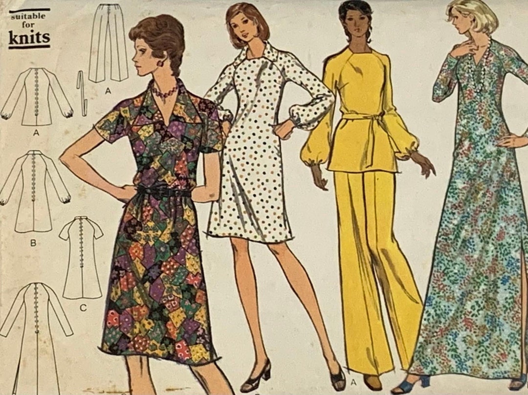 Very Easy Vogue 8480 Sewing Pattern Misses Dress/tunic & Pants/designed ...