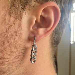 Men s Drop Earrings Etsy