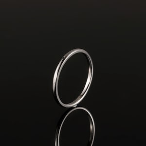 Mens Ring - Silver Band Ring Men, Thin Silver Ring For Men / Women - Mens Jewelry - Minimalist Promise Ring / Anniversary Ring Gifts