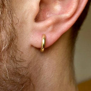 Mens earrings gold rings 2025