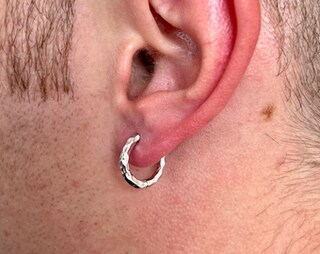 Orecchini Uomo E Donna Martello Di Thor Mjolnir – Argento Sterling 925 Con Pietra Di Luna – Gioielli Ipoallergenici Vikinghi In Confezione Regalo