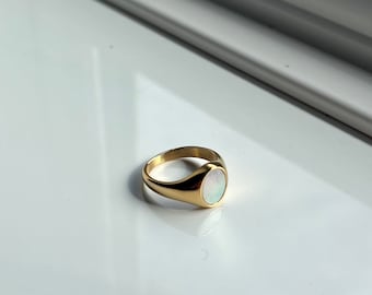 Herrenring – Gold-Siegelring für Herren, Herren-Pinky-/Index-Ring, Herrenschmuck, Siegelringe für Herren, Herren-Siegelring aus Silber – von Twistedpendant