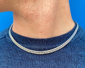 Collana Cubana Catena Acciaio 316L - Gioielli Di Lusso - Foto 8