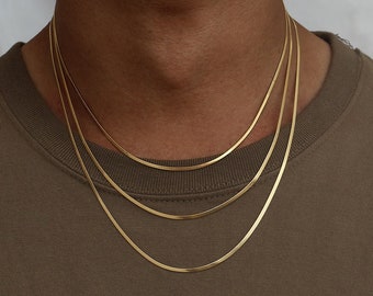 Mens thin chain necklace outlet