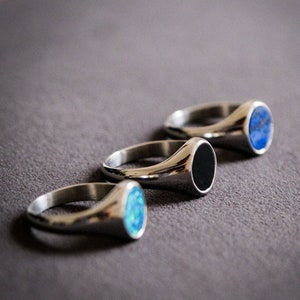 Signet Ring Men, Mens Silver Signet Ring, Mens Opal Ring, Mens Ring, Lapis Lazuli Ring, Gold Ring, siegelring onyx, Man Ring, Ring For Man