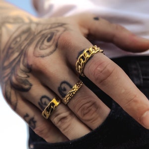 Mens pendant shop rings