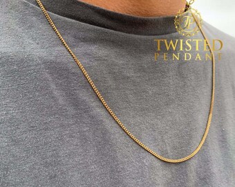 Mens Gold Chain Etsy