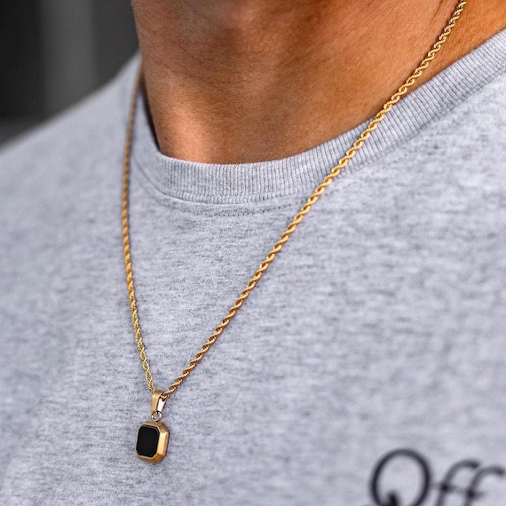 Cross Pendant (Gold) | Men's Necklaces | MANSSION