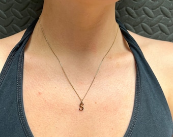 Collana Iniziale In Acciaio Inossidabile - Ciondolo Lettera Dalla A Alla Z | Regalo Per Donna - Foto 4