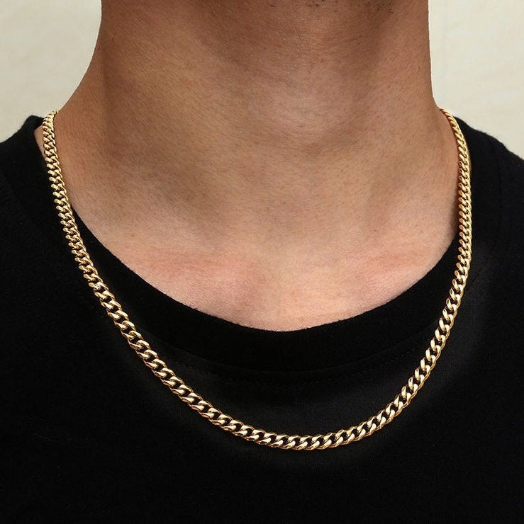 Collana Catena Uomo Acciaio Inox