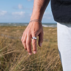 Silver Signet Ring - St Michael Ring For Men