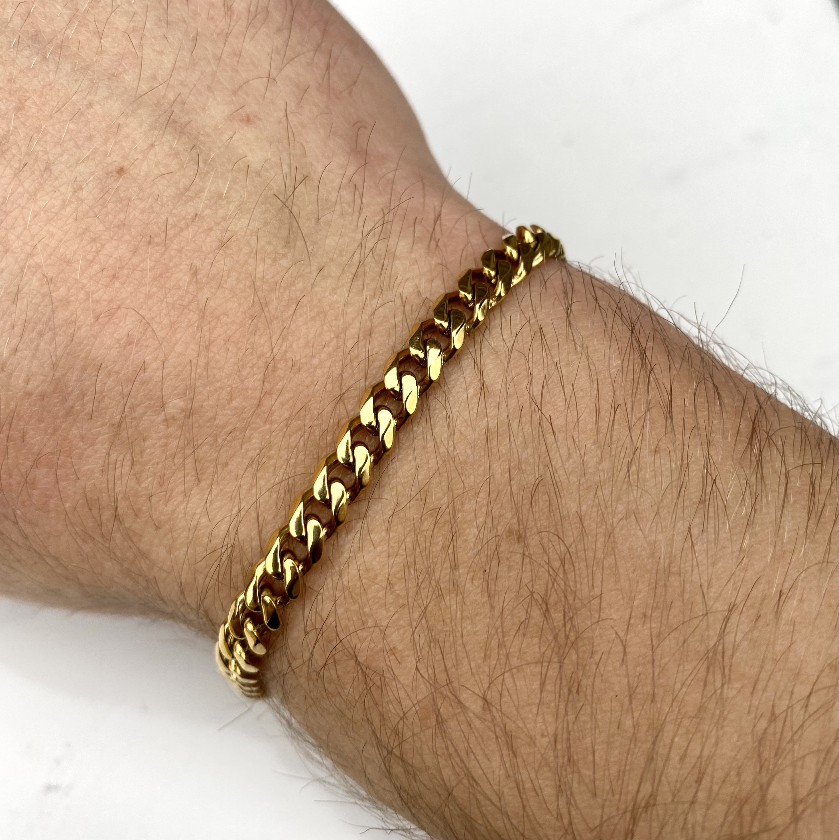 18k Yellow Gold 5 MM 23.5” Rope Chain