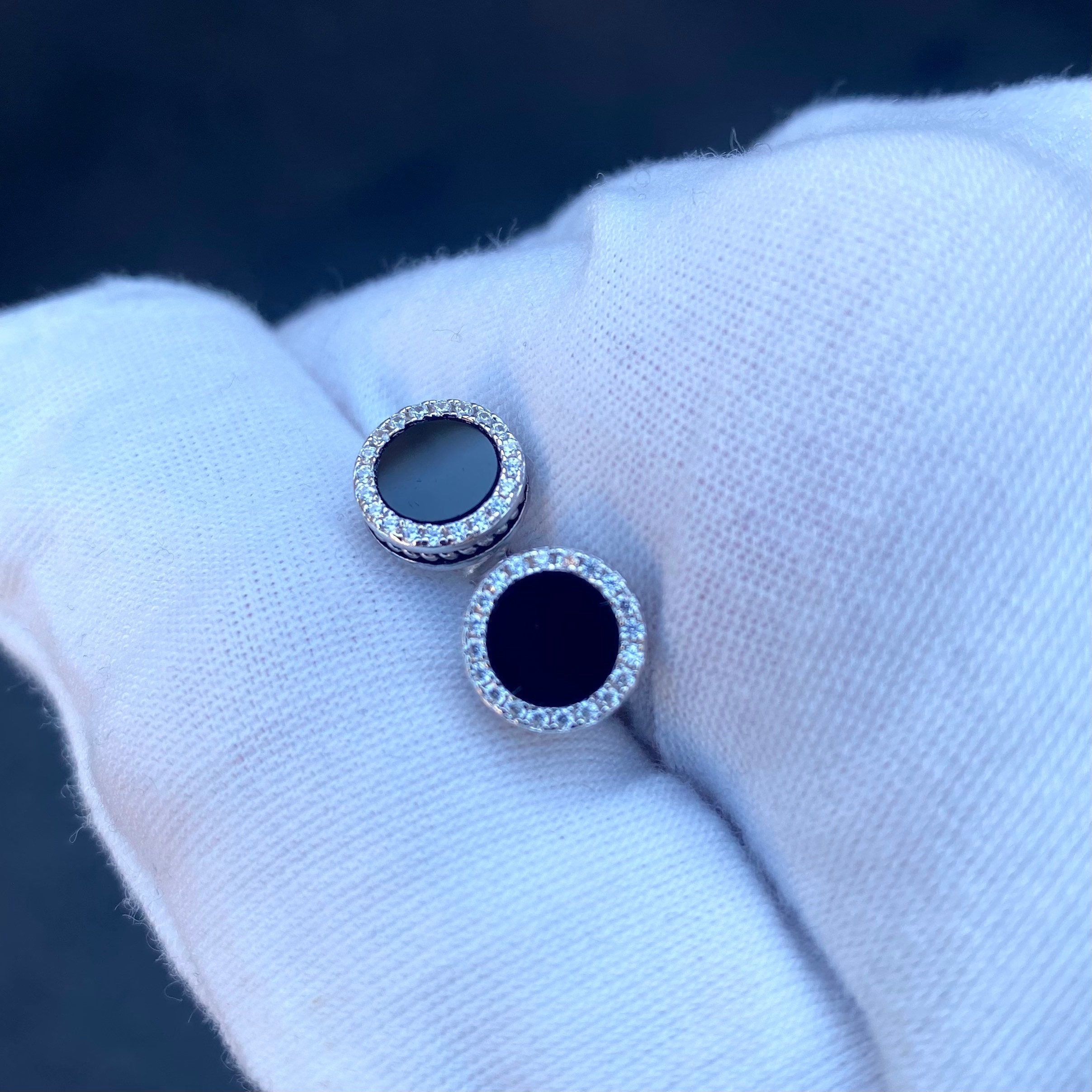 SILVER925 ONYX STUD EARRINGS /シルバー/ピアス SILVER925 ONYX STUD EARRINGS /シルバー/ピアス 925 Sterling