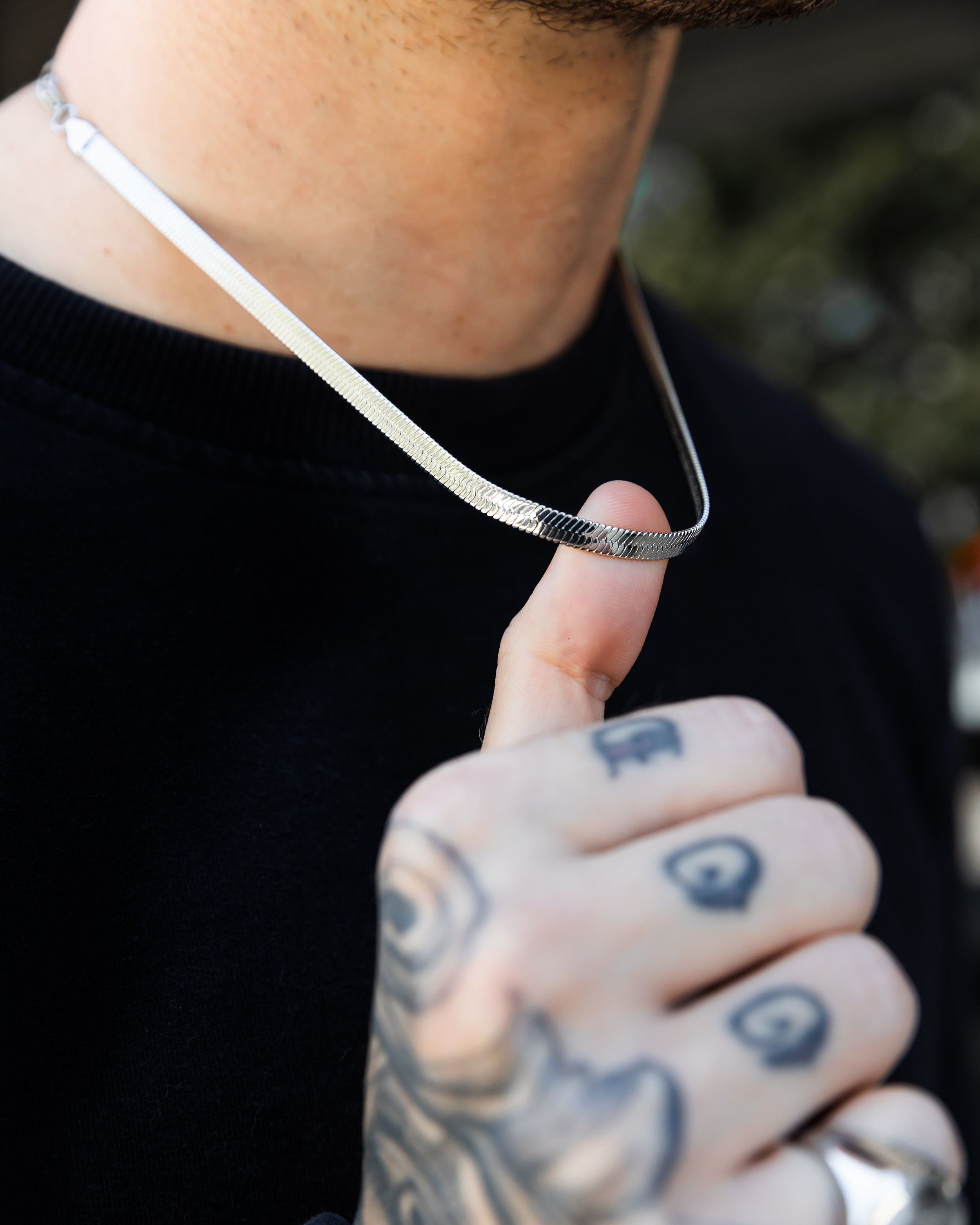 Collana a spina di pesce riempita in oro 18 carati, girocollo sottile in oro, catena a serpente, catene in oro da abbinare a più strati, gioielli a spina di pesce, collana delicata