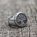 Mens Rings Silver Tree Of life Ring Religious Stainless Steel Ring Jewelry, Silver Signet Ring Mens - Mens Pinky Ring - By Twistedpendant 