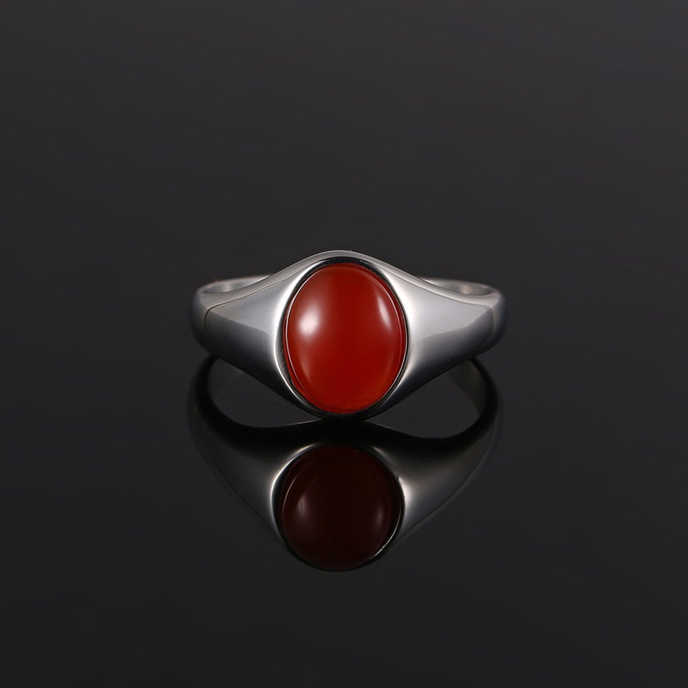 Anello Massonico Vintage In Acciaio Inox 316L Oro - Uomo Retrò Fascia Massonica Senza Pietra - Foto 3