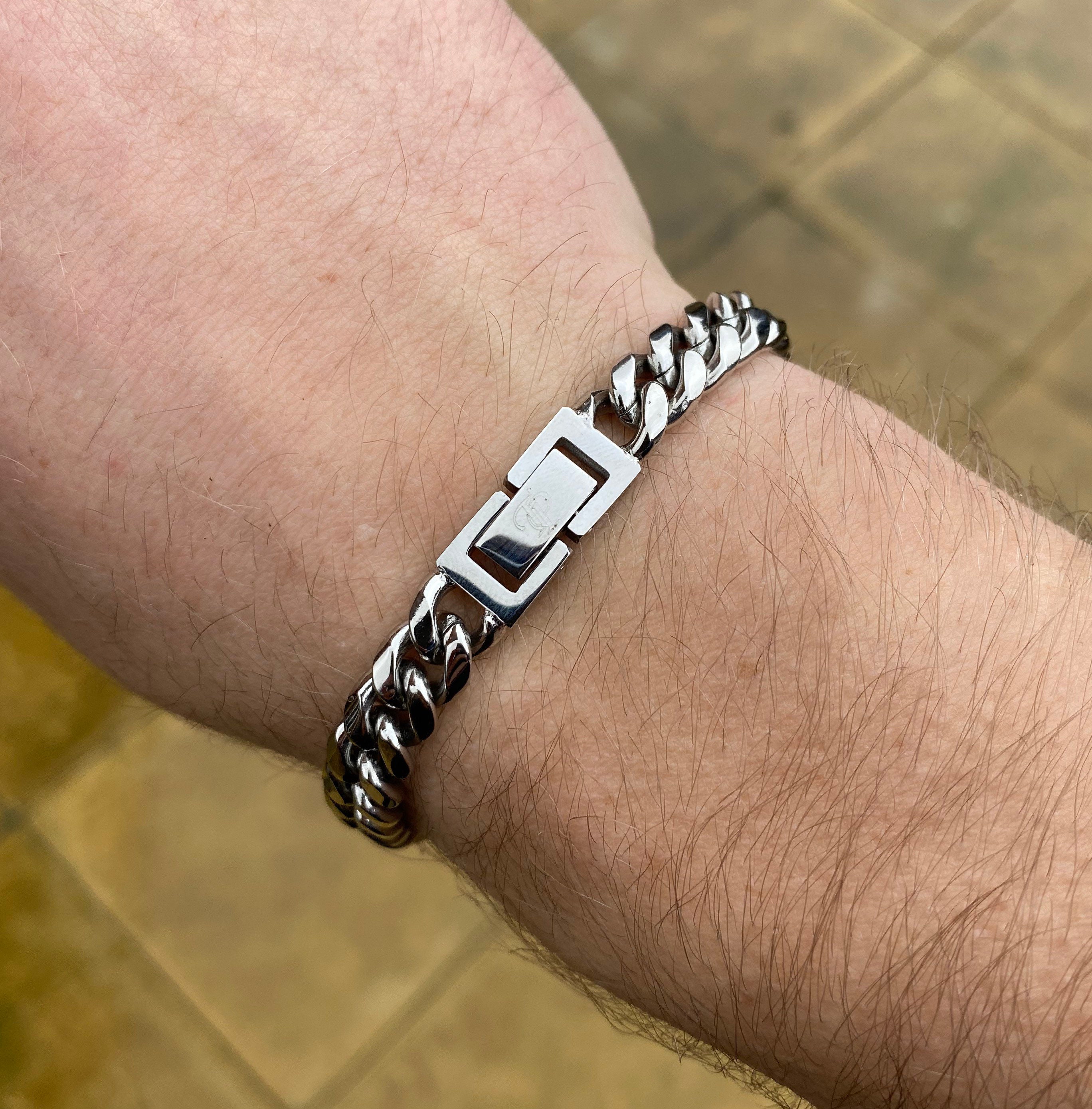 Bracciale Maglia Catena In Argento Rosato - ORO&CO 925 - Luxury Zone - Foto 6