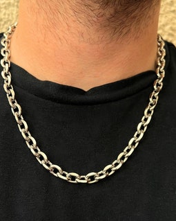 ネックレスメンズ 極太チェーン 鎖 太い シルバー極太チェーン ネックレスメンズ 極太チェーン 鎖 太い シルバー極太チェーン