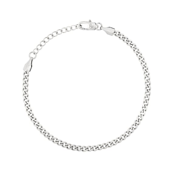 Layered Silver 316L Stainless Steel Curb Popcorn Chain Bracelet Men – ZIVOM