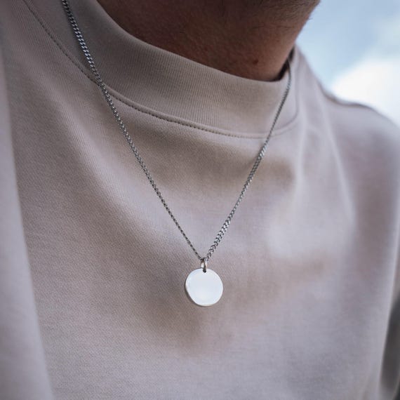 1 Pezzo Collana personalizzata in acciaio inossidabile con ciondolo