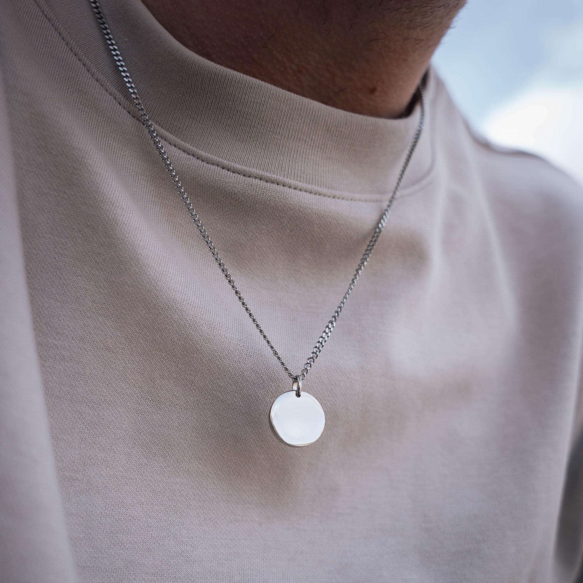 Collana Moda Regalo Per Lui OIDEA Collana Da Uomo In Acciaio Inossidabile Pendente Strass Con Esagramma Cavo Di Personalità Alla Moda Con Catena A Orecchio Di Grano 22 Pollici In Argento Collarino