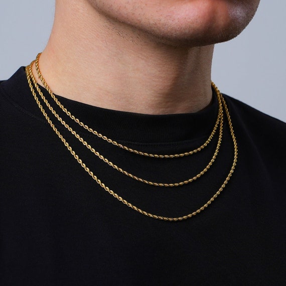 2.5 mm cheap gold chain
