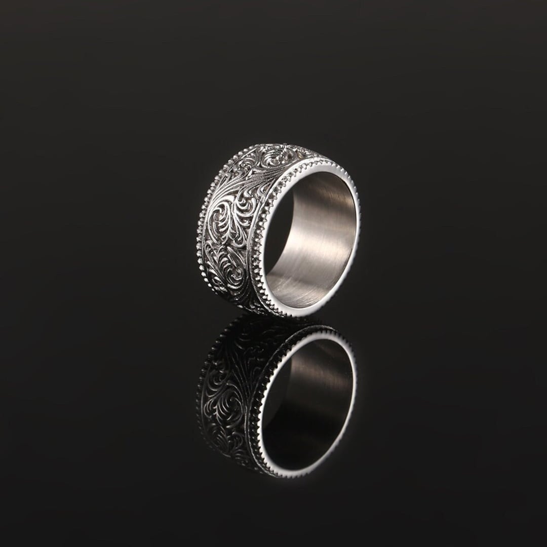 つねりんページです♥️ 925 Sterling Silver Vintage Mesh Band Ring Size 6.25 - Etsy