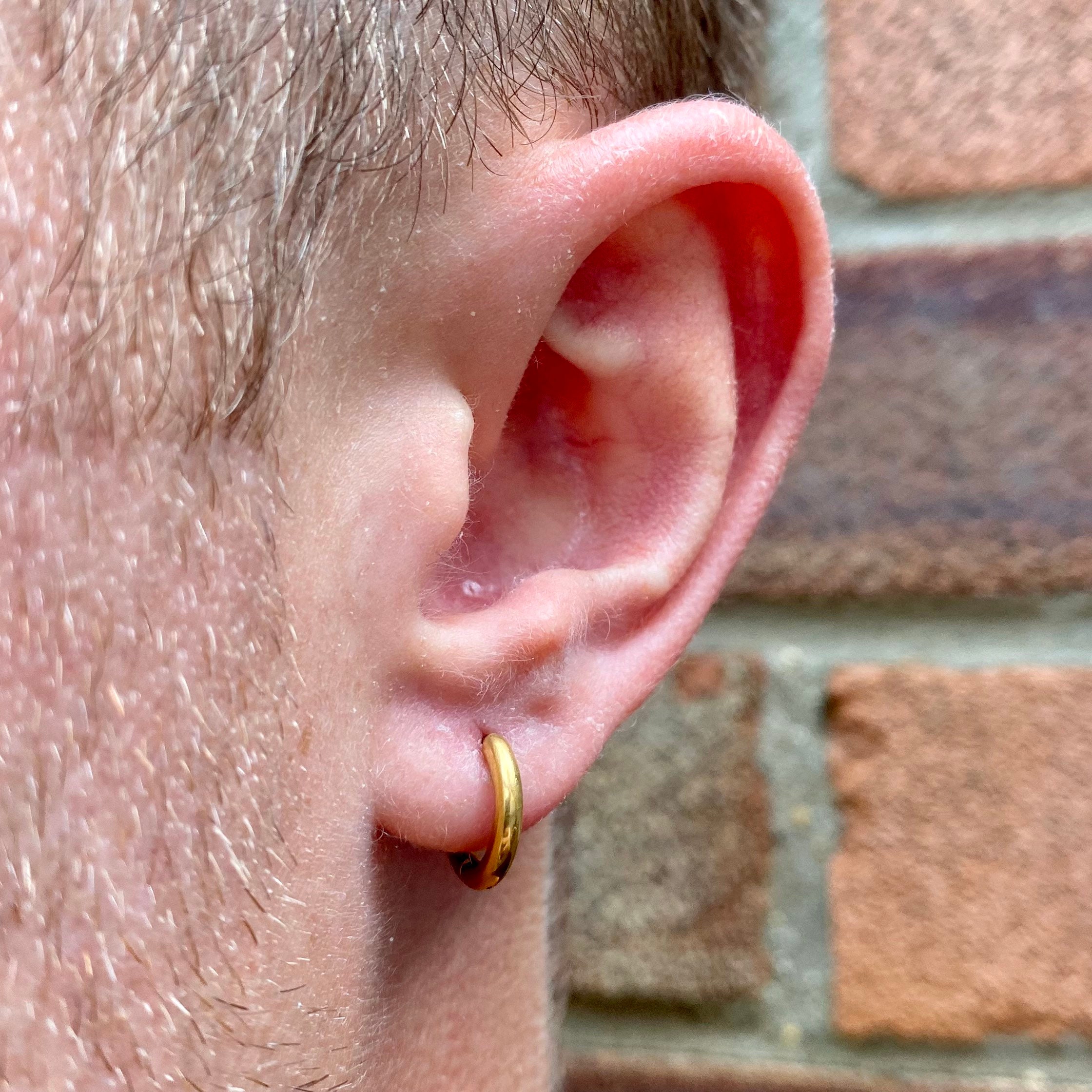 18kt Yellow Gold Round Hoop Earrings | Costco