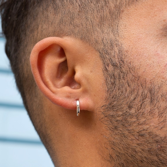 Mens Earrings Silver Stud Earrings, Stainless Steel Silver 3mm / 6mm / 9mm Mens  Stud Earrings Minimalist Studs for Men Mens Jewellery - Etsy Israel