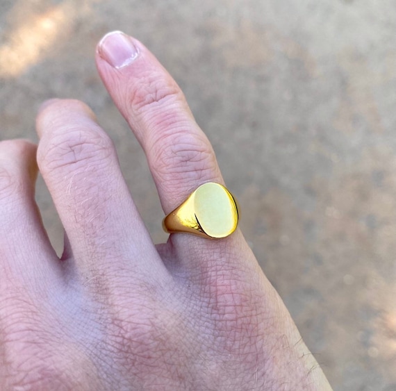 18k Solid Gold Ring With Opposite Drops Shape for the Pinky Finger. Croisé Gold  Ring for Your Loved One, Made in Meligreece's Workshop. - Etsy