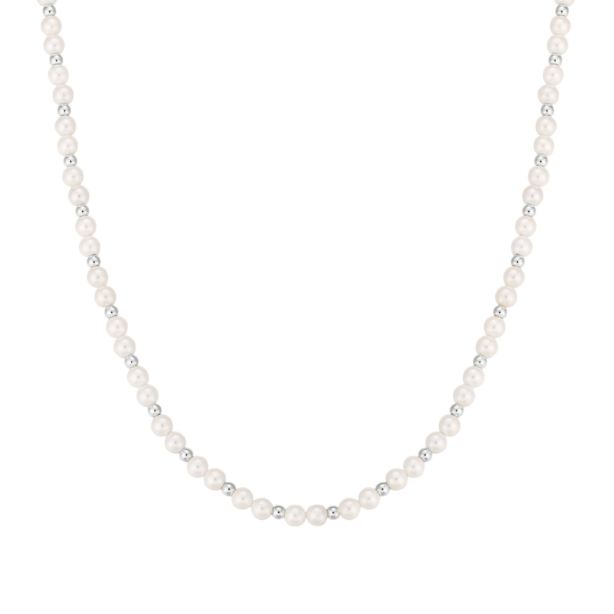 Mens Pearl Necklace Chain - 6MM Shell Pearl Necklace Men Mens Pearl Necklace Chain - 6MM Shell Pearl Necklace Men