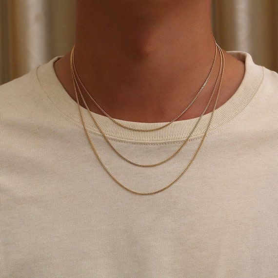 Buy SANNYRA Gold Chain for Men Women 5MM/16Inches, Mens Gold Chain Plated, Gold  Chain Necklace for Women, 18K Real Gold Necklace Chain, Stainless Steel  Necklaces Women Men's Jewellery Gift Online at desertcartKUWAIT